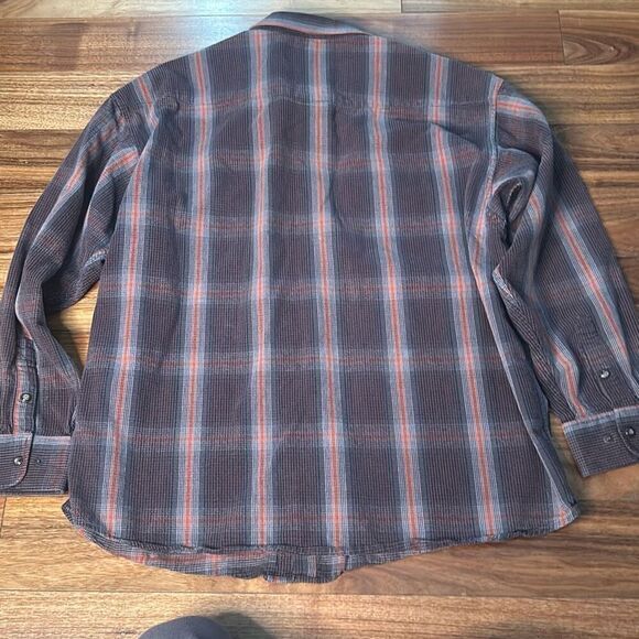 Powder River outfitters men's panhandle slim western Snap Front Shirt long sleev - Picture 10 of 11